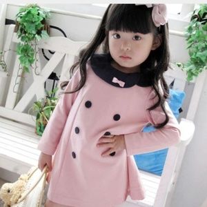New Pink knit girls dress 3T